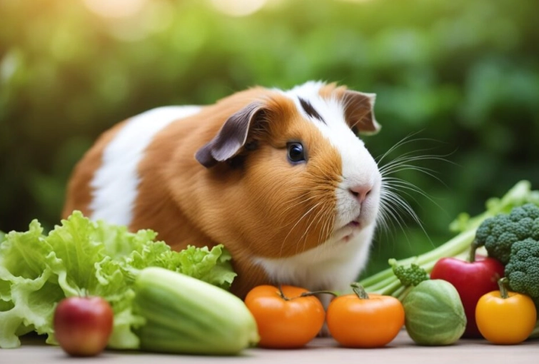 safe vegetables for guinea pigs