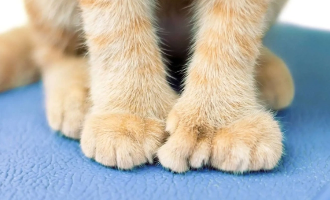 cat with extra toes