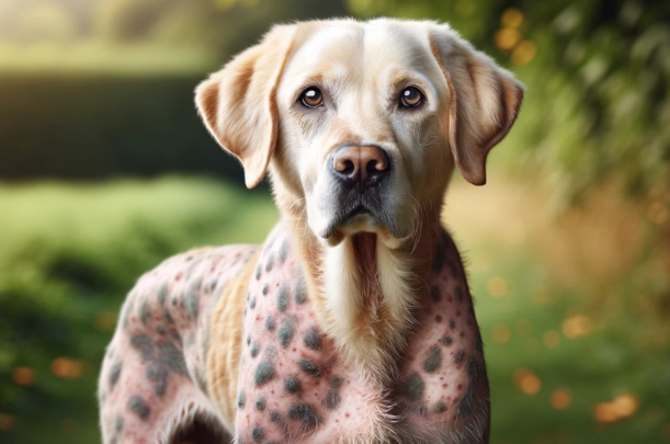 demodectic mange demodectic mange