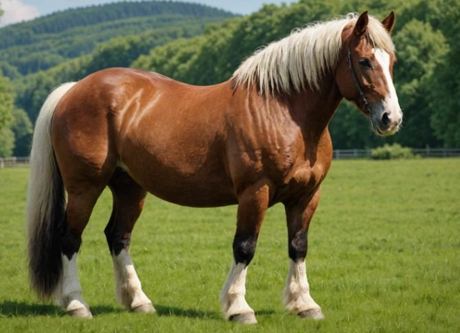 Ardennais horse