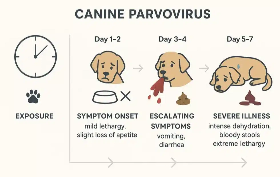 parvo in dogs signs