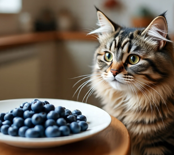 are blueberries safe for cats