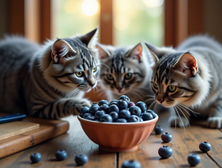 are blueberries safe for cats