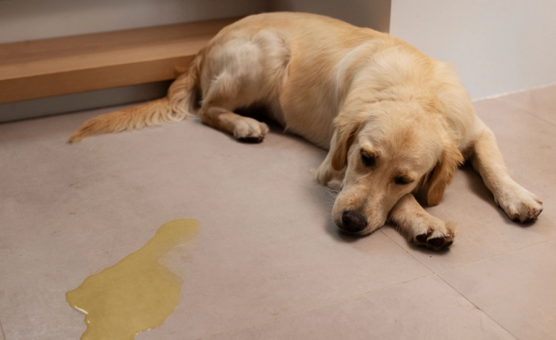 dog vomiting yellow bile