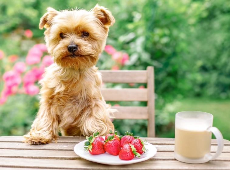 strawberries for dogs