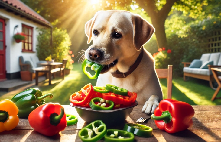 feeding bell peppers to dogs